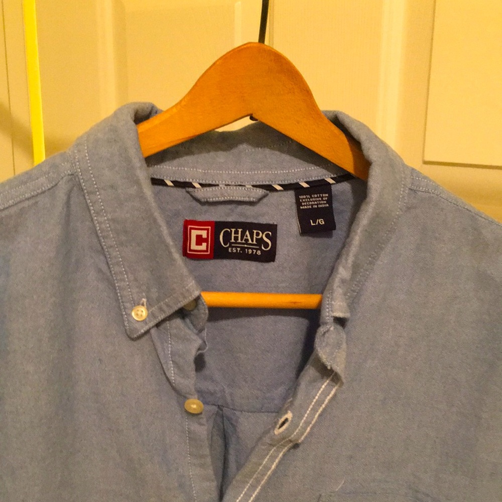 Chaps Classic Long Sleeve Button Up